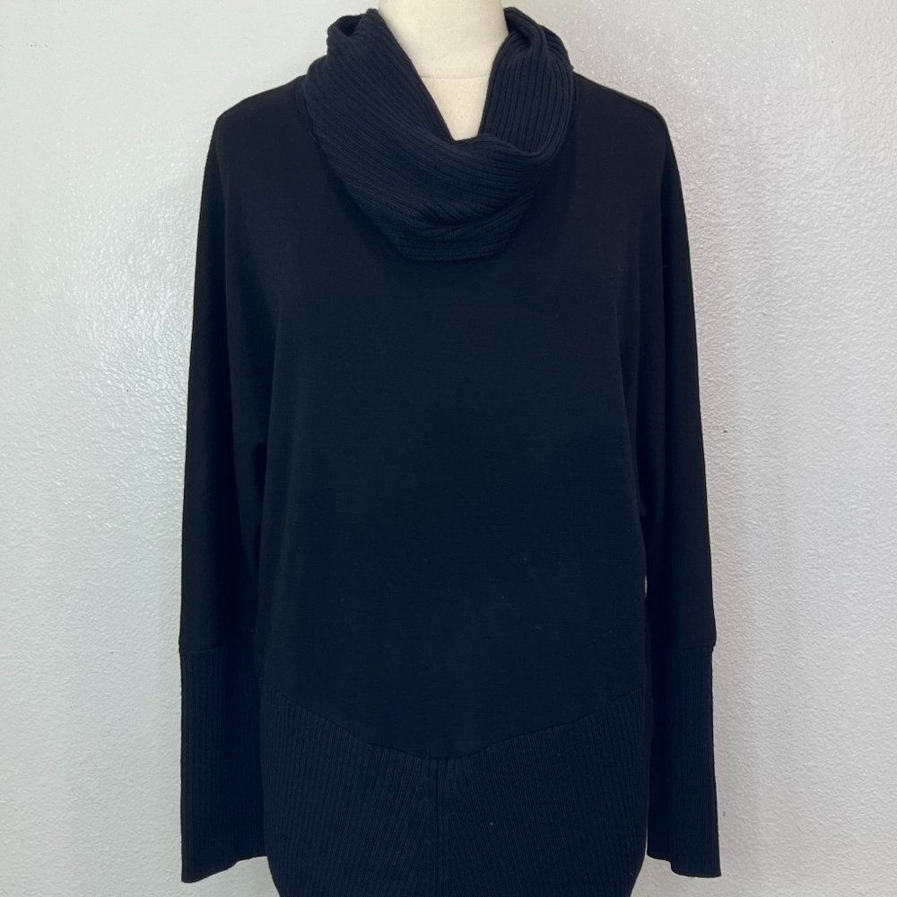 ALICE + OLIVIA Cowl Neck 100% Wool Sweater Ribbed Trims No Size
